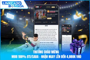Thưởng Chào Mừng M88 100% BTi/SABA – Nhận Ngay Lên Đến 4,888K VND